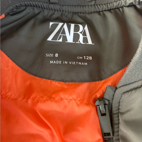 Boys Zara Bomber Jacket (8 years) - Picture 3 of 3